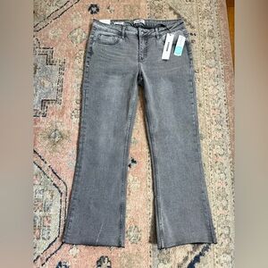 VIGOSS Marlie Crop Boot Cut Women's Gray Jeans